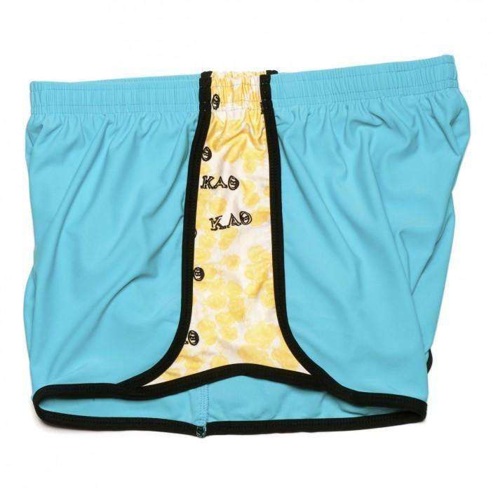 Kappa Alpha Theta Shorts in Light Blue by Krass & Co. - Country Club Prep