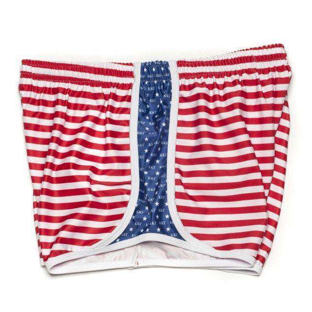 Kappa Kappa Gamma Shorts in Red, White and Blue by Krass & Co. - Country Club Prep