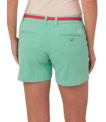 Ladies Chino 5" Shorts in Bermuda Teal by Southern Tide - Country Club Prep