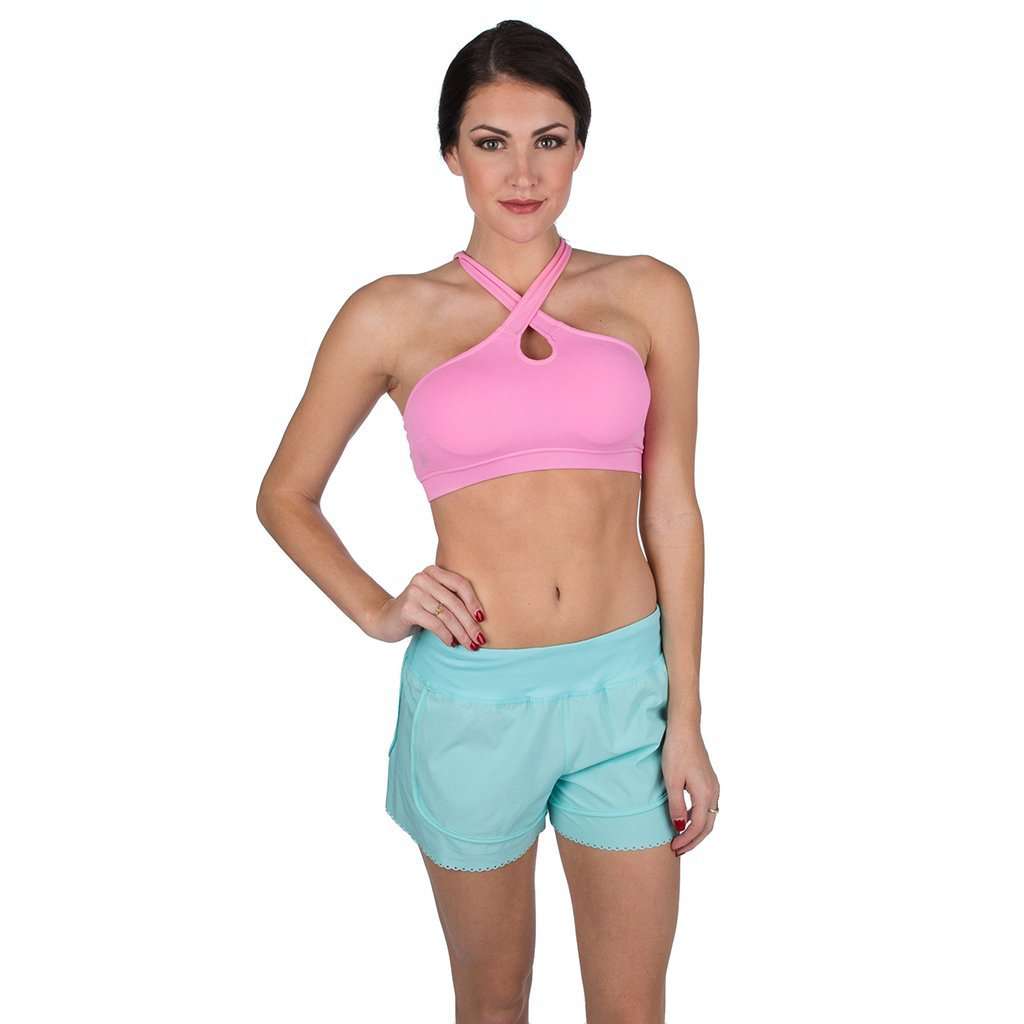 Make the Cut Scallop Short in Ocean Palm by Lauren James - Country Club Prep