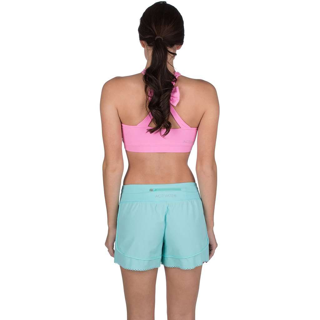 Make the Cut Scallop Short in Ocean Palm by Lauren James - Country Club Prep