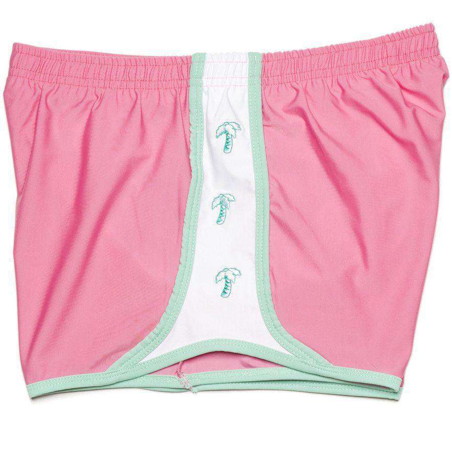 Palm Tree Shorts in Pink by Krass & Co. - Country Club Prep