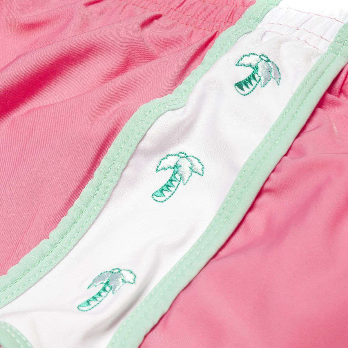 Palm Tree Shorts in Pink by Krass & Co. - Country Club Prep