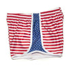 Phi Mu Shorts in Red, White and Blue by Krass & Co. - Country Club Prep