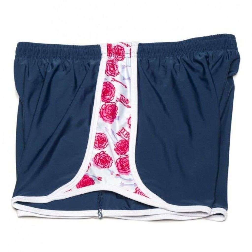 Pi Beta Phi Shorts in Navy Blue by Krass & Co. - Country Club Prep