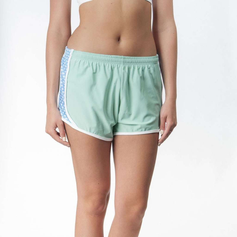 Prep Schools Shorts in Seafoam with Fish by Krass & Co. - Country Club Prep