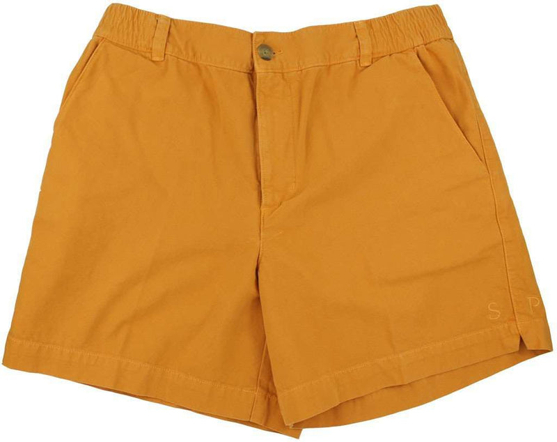 Preppy Camp Short in Burnt Orange by Southern Proper - Country Club Prep