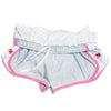 SarahBelle 93x Shorts in Grey with Pink Elephants by Krass & Co. - Country Club Prep