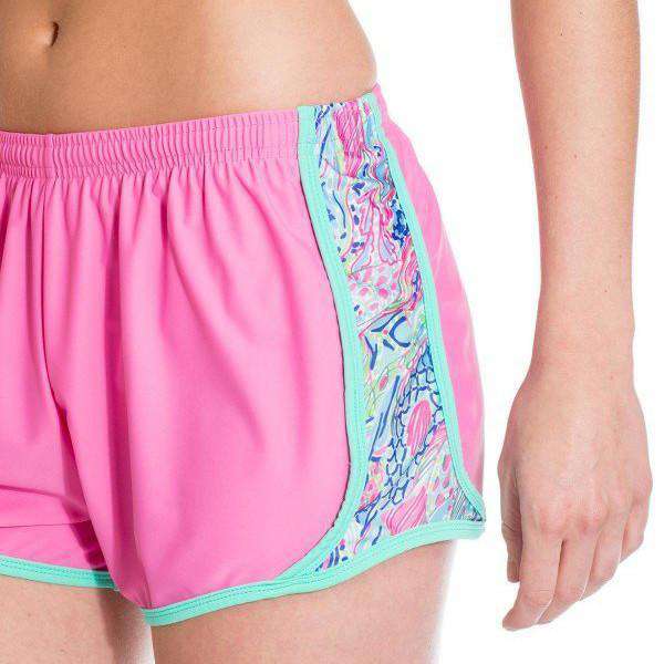 Scaled Back Shorts in Pop Pink by Krass & Co. - Country Club Prep