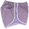 Shorties Shorts in Purple Gingham by Lauren James - Country Club Prep