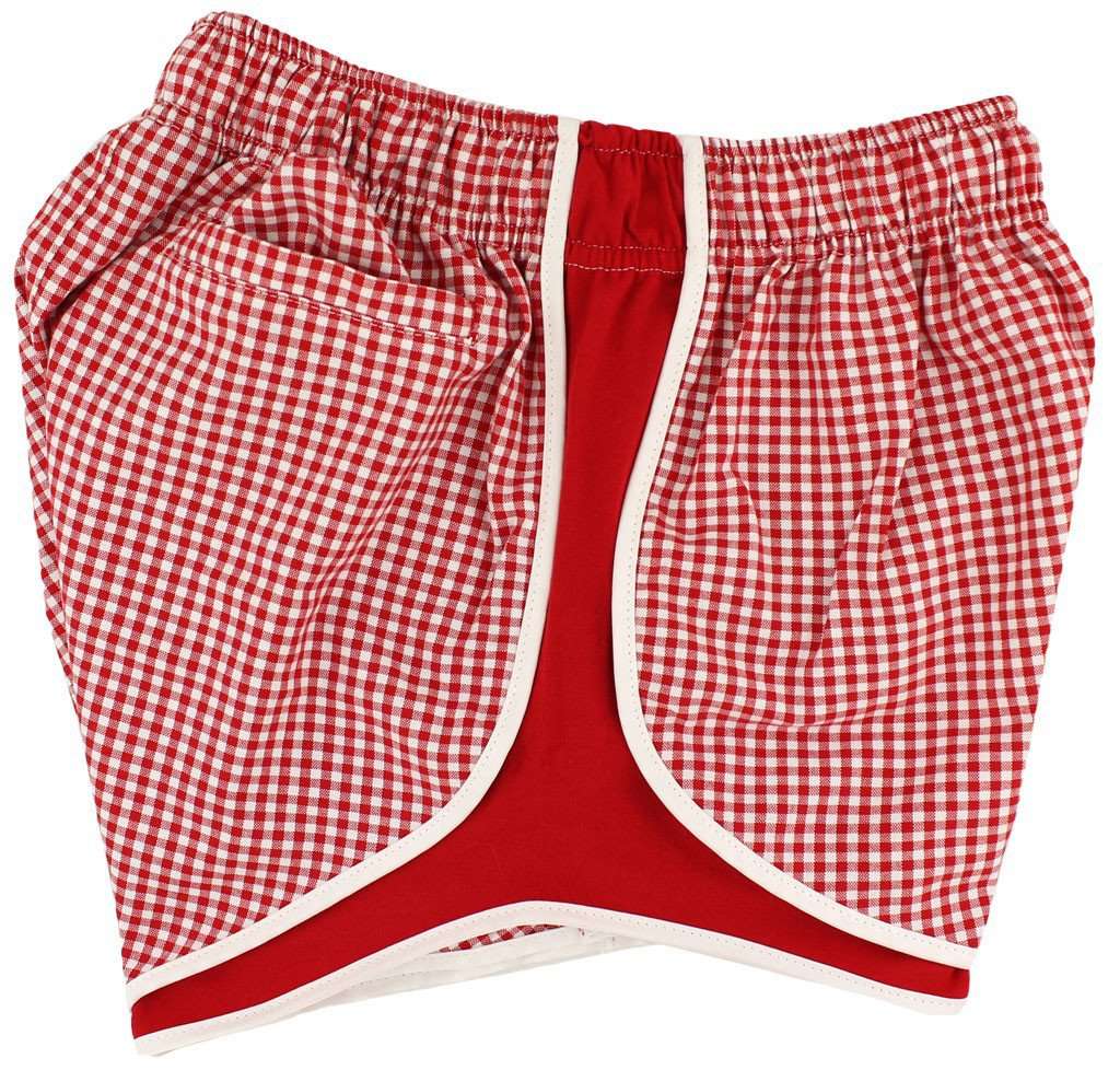 Lauren James Shorties Shorts in Red Gingham – Country Club Prep