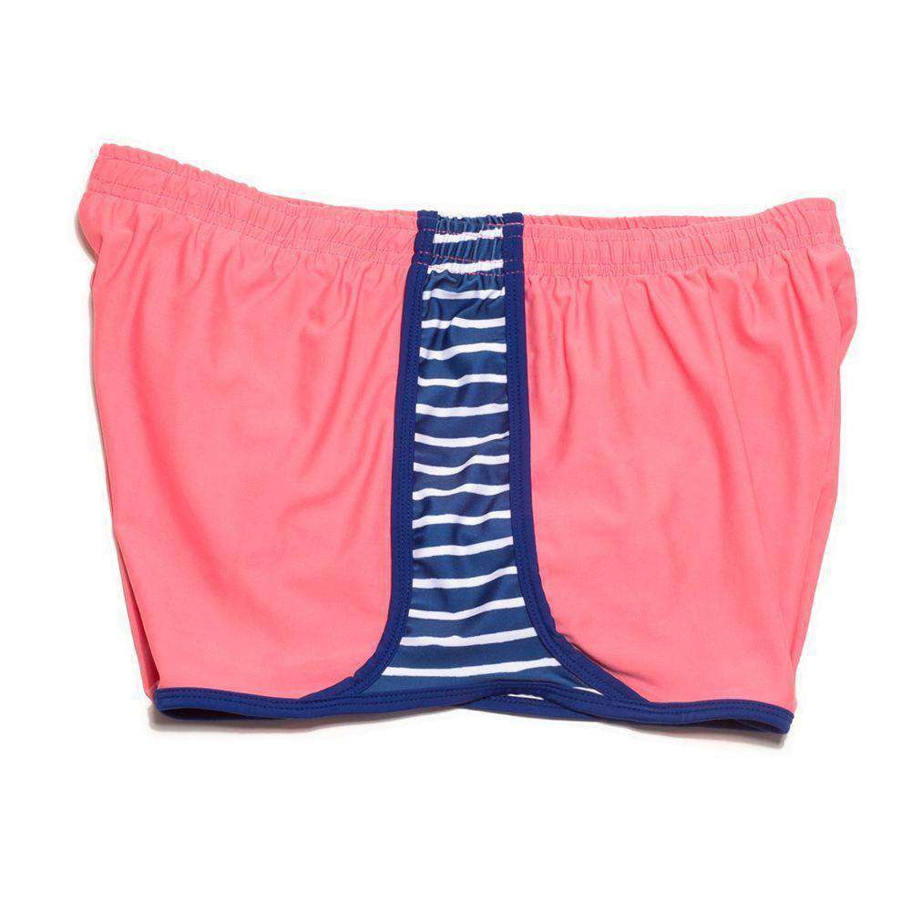 Walk The Line Shorts in Coral by Krass & Co. - Country Club Prep