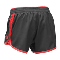 Women's Reflex Core Shorts in Asphalt Grey/Cayenne Red by The North Face - Country Club Prep