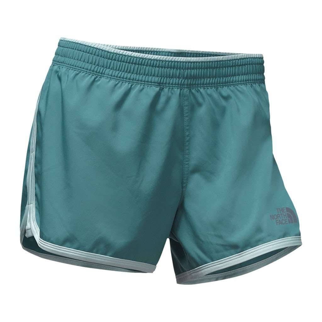Women's Reflex Core Shorts in Tapestry Blue/Windmill Blue by The North Face - Country Club Prep