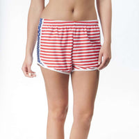 Women's Sam's Shorts in Red, White and Blue by Krass & Co. - Country Club Prep