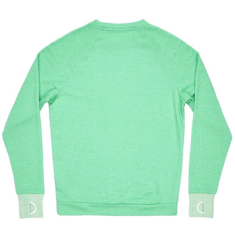 Asheville Terry Sweater in Bimini Green by Southern Marsh - Country Club Prep
