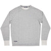 Asheville Terry Sweater in Light Gray by Southern Marsh - Country Club Prep