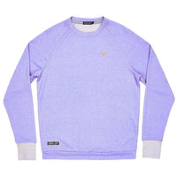 Asheville Terry Sweater in Lilac by Southern Marsh - Country Club Prep