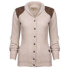 Aughrim Cardigan Sweater in Oatmeal by Dubarry of Ireland - Country Club Prep