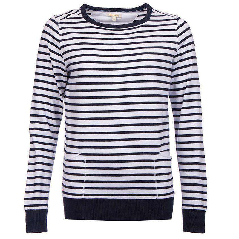 Berkley Sweatshirt in Navy by Barbour - Country Club Prep