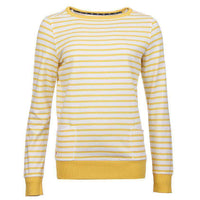 Berkley Sweatshirt in Yellow by Barbour - Country Club Prep