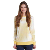 Berkley Sweatshirt in Yellow by Barbour - Country Club Prep