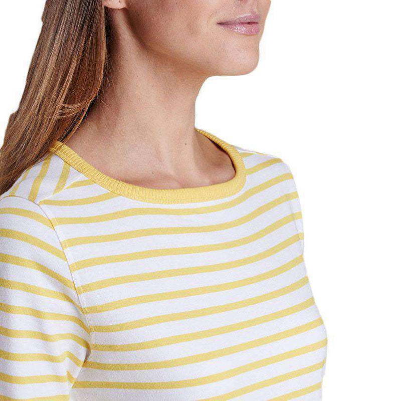 Berkley Sweatshirt in Yellow by Barbour - Country Club Prep