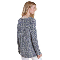 Bowline Knit Sweater in Naval Blue by Barbour - Country Club Prep