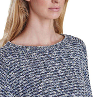Bowline Knit Sweater in Naval Blue by Barbour - Country Club Prep