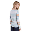 Bowline Stripe Knit Sweater in Aqua by Barbour - Country Club Prep