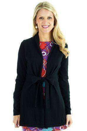 Courtney Cardigan in Black by Tracy Negoshian - Country Club Prep