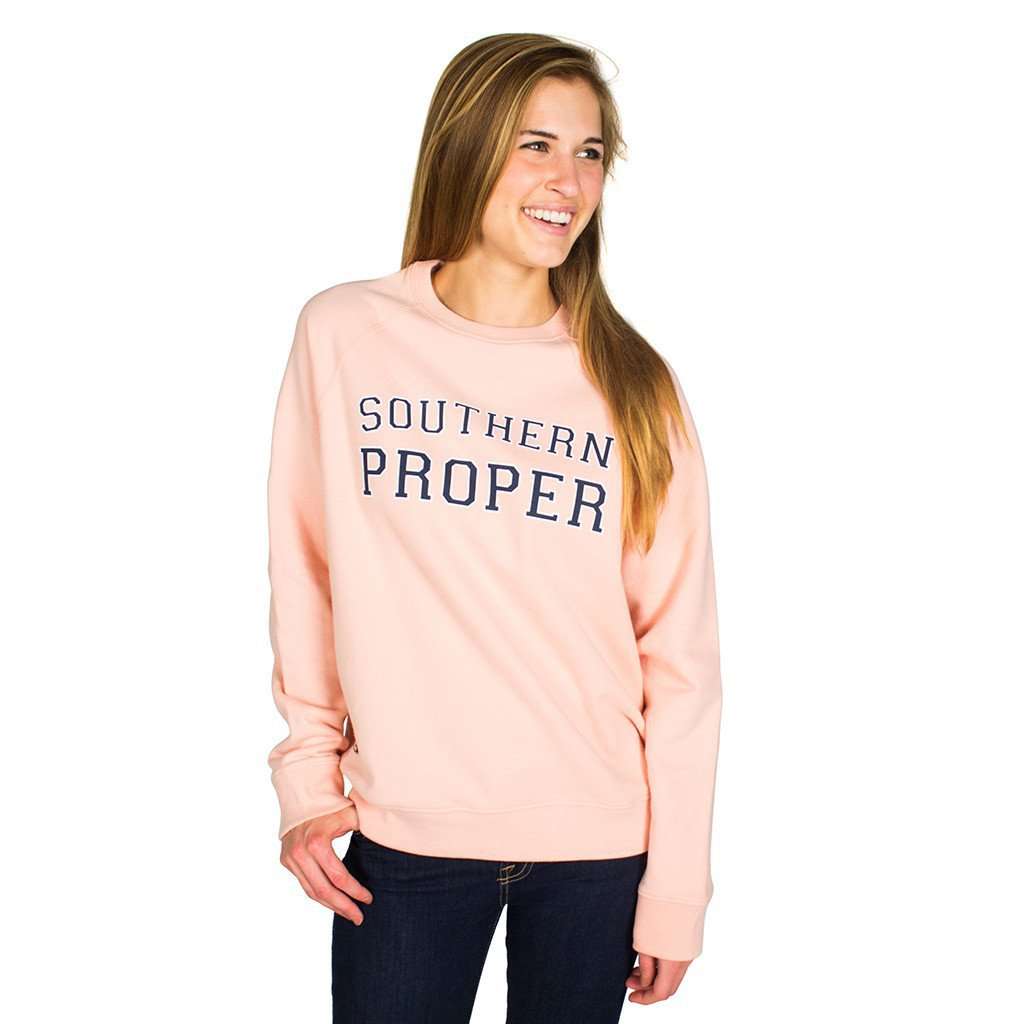 Original Sweatshirt in Pink by Southern Proper - Country Club Prep