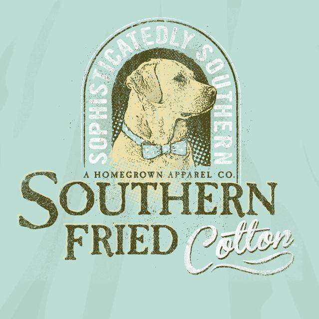 Preppy Boy Crew Neck Fleece in Island Reef Green by Southern Fried Cotton - Country Club Prep