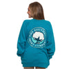 Raglan Fleece Sweatshirt in Bluejay by The Southern Shirt Co. - Country Club Prep