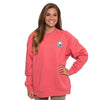 Raglan Fleece Sweatshirt in Desert Rose by The Southern Shirt Co. - Country Club Prep