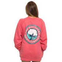 Raglan Fleece Sweatshirt in Desert Rose by The Southern Shirt Co. - Country Club Prep