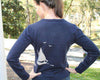 Sail Away Cashmere Crewneck Sweater in Navy and Beige by Cortland Park - Country Club Prep