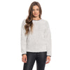 Solid Frosty Tipped Drop Shoulder Crew Sweater in Putty by True Grit (Dylan) - Country Club Prep