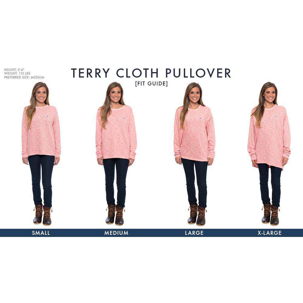 Terry Cloth Pullover in Bonnie Blue by The Southern Shirt Co. - Country Club Prep