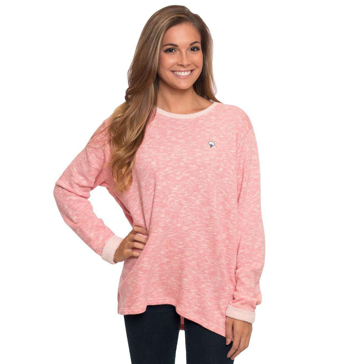 Terry Cloth Pullover in Desert Rose by The Southern Shirt Co. - Country Club Prep