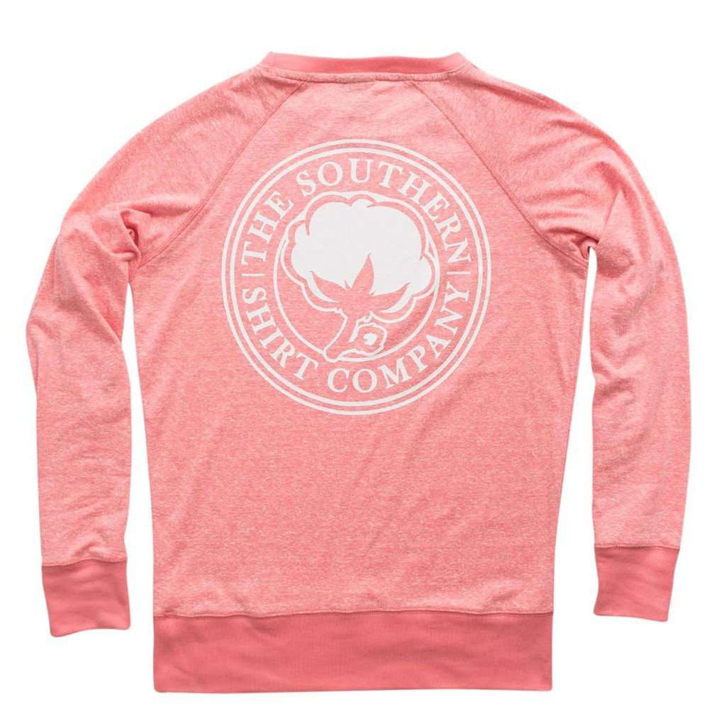 Vintage Heather Crew in Sugar Coral by The Southern Shirt Co. - Country Club Prep