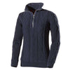 Women's Amy 1/4 Zip Windproof Pullover in Navy by Holebrook - Country Club Prep