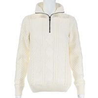 Women's Amy 1/4 Zip Windproof Pullover in Off White by Holebrook - Country Club Prep