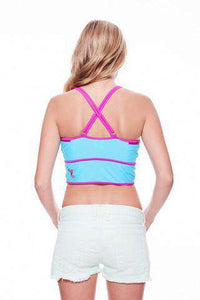 Kristi Boobypack in Blue with Purple Piping by Boobypack - Country Club Prep