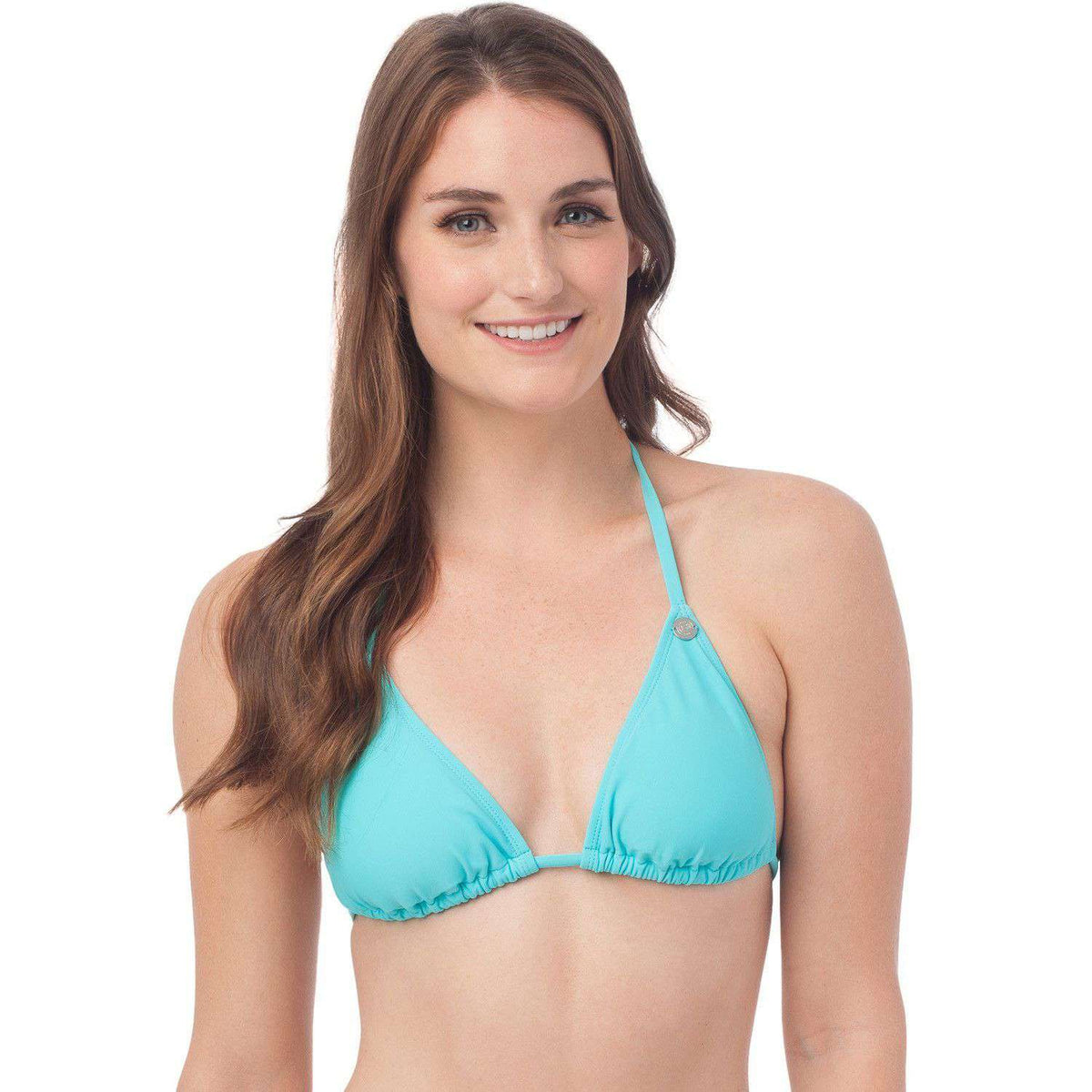 Surfside Bikini Top in Crystal Blue by Southern Tide - Country Club Prep