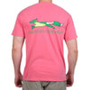 19th Hole Longshanks Logo Tee Shirt in Crunchberry by Country Club Prep - Country Club Prep