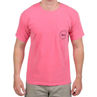 19th Hole Longshanks Logo Tee Shirt in Crunchberry by Country Club Prep - Country Club Prep