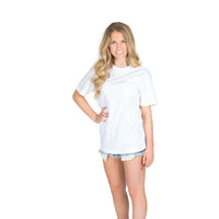 All Roads Lead South Pocket Tee in White by Lauren James - Country Club Prep