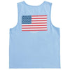 American Twine Pocket Tank Top in Maui Blue by The Southern Shirt Co. - Country Club Prep