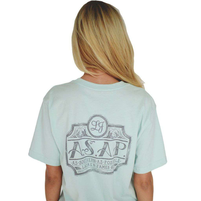 As Southern As Possible Tee in Mint Green by Lauren James - Country Club Prep